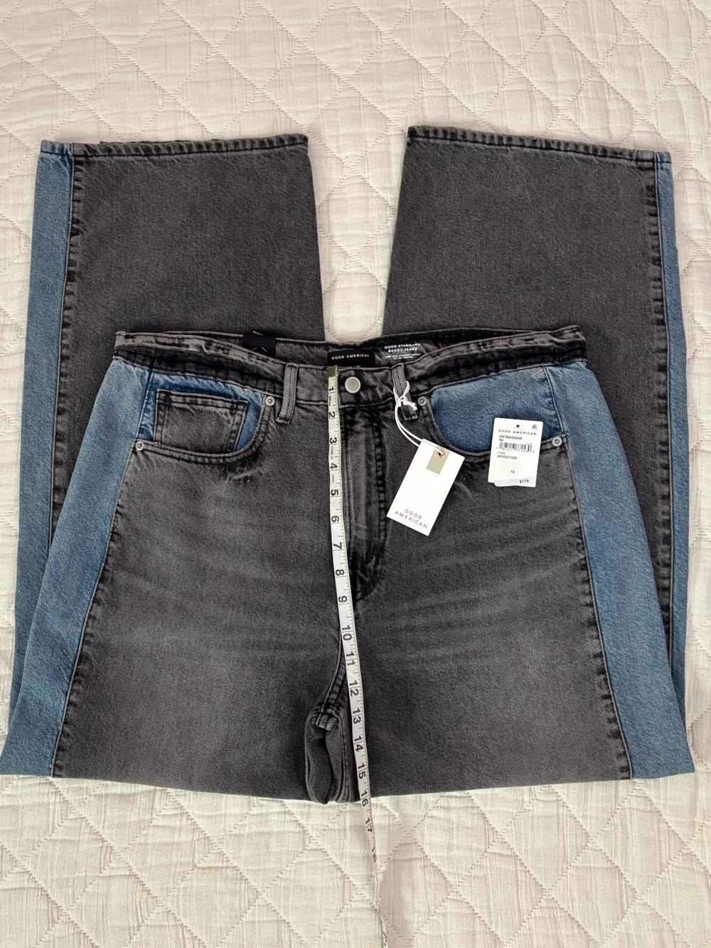 Good American Good Standard Baggy Low Rise Jeans Sz 12/31 NWT - - Picture 9 of 15